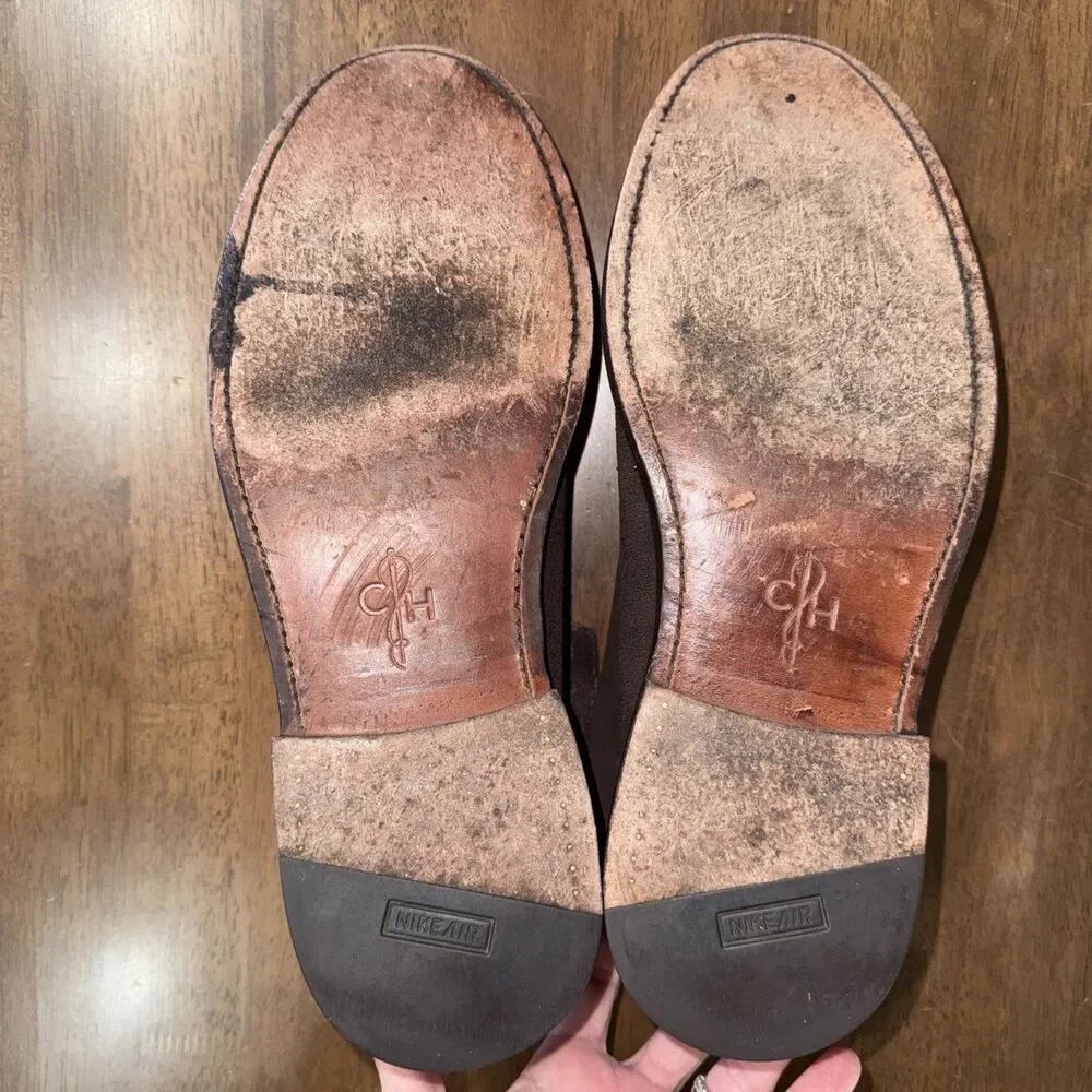 Cole Haan Jayhawker Wingtip Chukka Boots Brown Suede Lace Up Dress Casual 12M